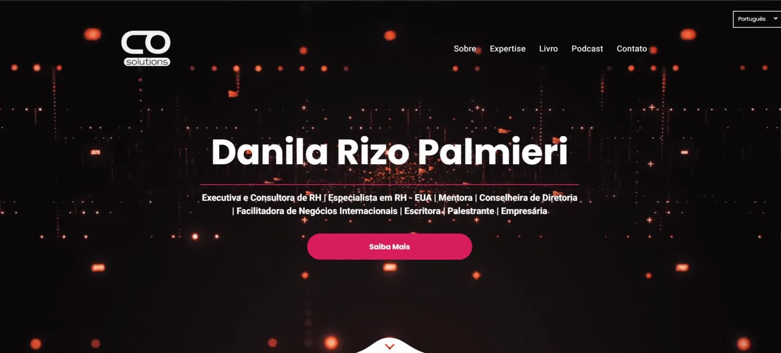 Peça de marca do projeto Danila Palmieri.